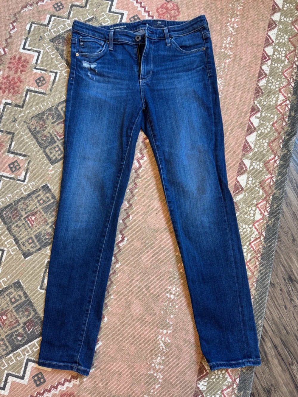 Adriano Goldschmied- The Stevie Ankle Darker Blue Women's Slim Fit Jeans